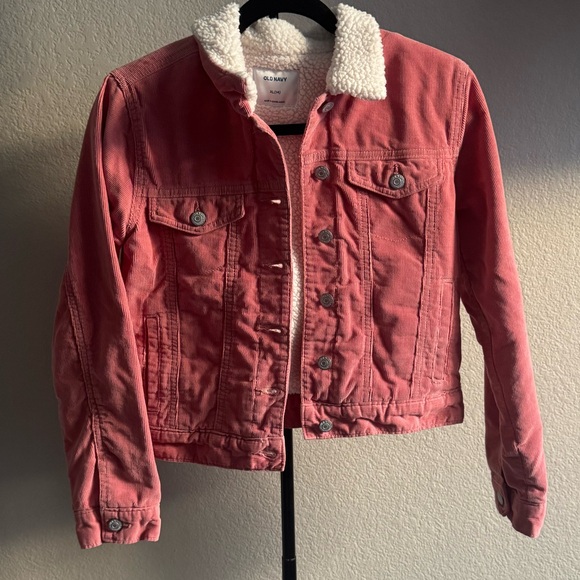 Old Navy Other - LIGHTLY WORN Old Navy Girl’s Jacket with Sherpa Lining